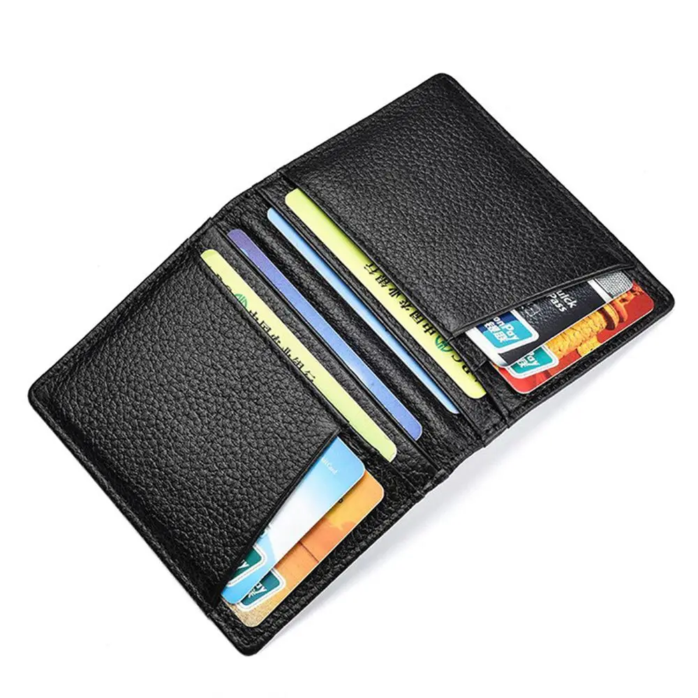 Men's Leather Slim Wallet Thin Credit Card Holder ID Case Purse Hot