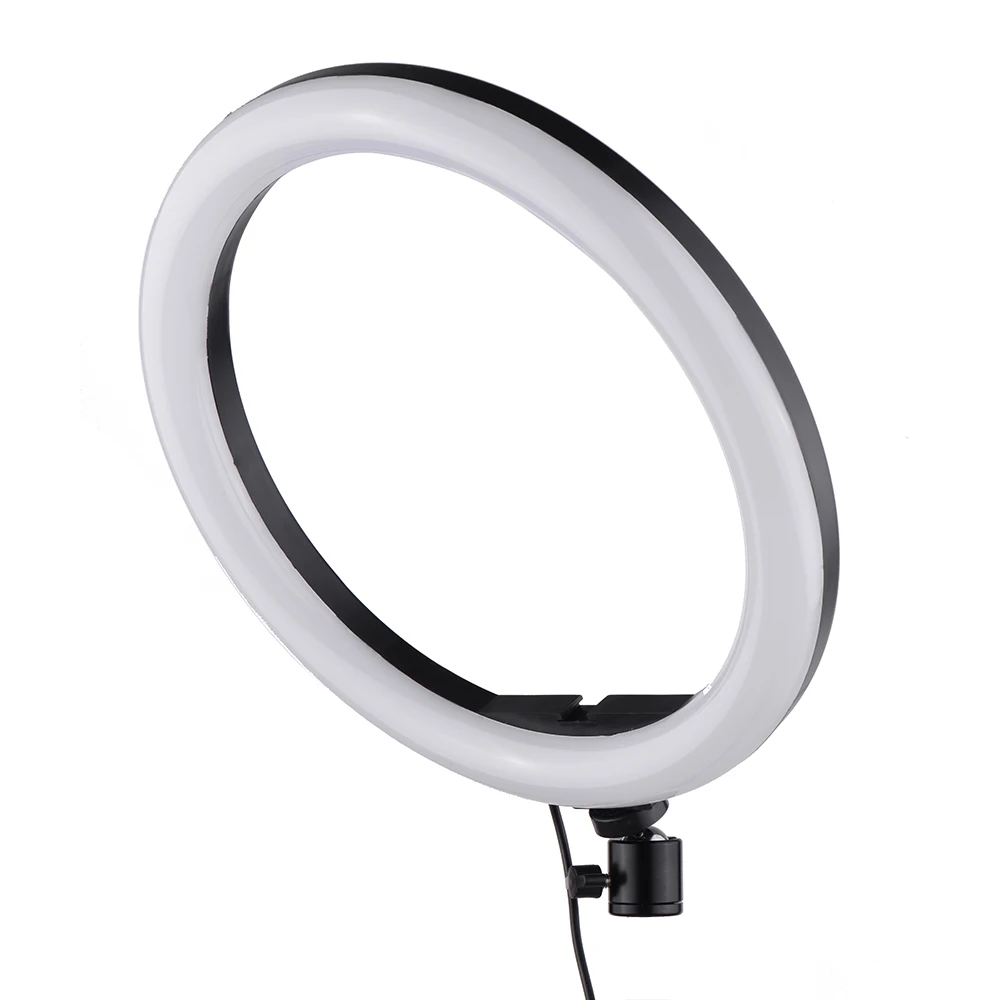 30cm/12" Outer Photography LED Selfie Ring Light lamp 2700-5500K Dimmable With Phone Holder For Makeup Video Live Studio Light