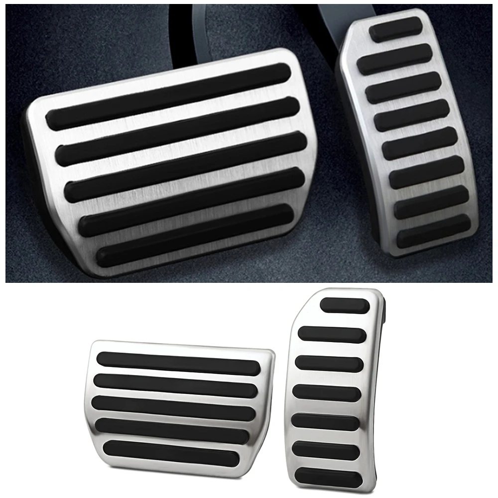 Stainless Steel Gas Fuel Brake Pedal Pads Cover for Volvo XC60 XC70 V60