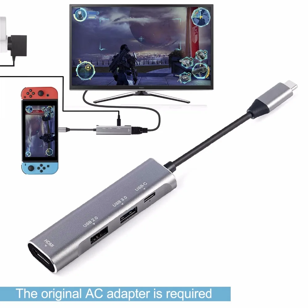 Thunderbolt 3 USB C концентратор для samsung Dex Type к HDMI PD 0 2 4K 30HZ/2K 60HZ док станция macbook switch
