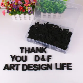 

124pcs Black Soft Silicon Magnetic Capital Letters Alphabet Baby Educational Learning Toys 2020 New Letters Fridge Sticker Set