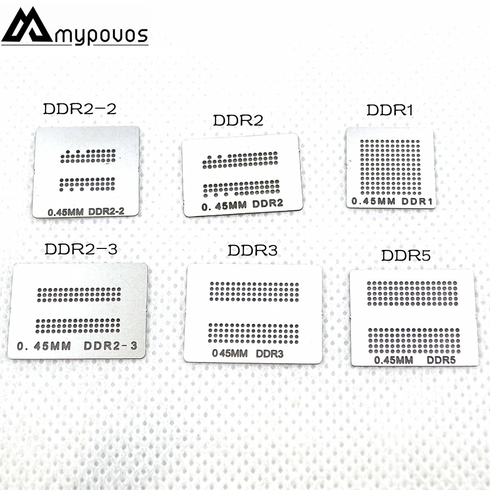 6 шт./лот трафареты bga с прямым подогревом (DDR DDR2 DDR3 DDR5) для XBOX360 оперативной