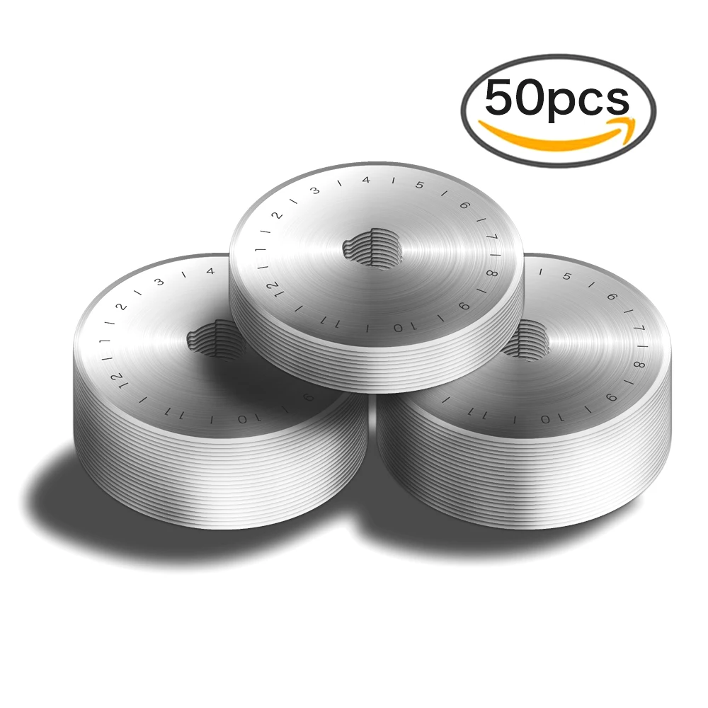 

50pcs 45MM Rotary Cutter Cutters Blades Fabric Leather Paper Craft Steel Circular Refill Patchwork Roller Fits