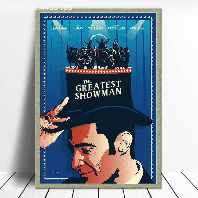 Hot Fabric Poster Hugh Jackman Film The Greatest Showman Movie 36x24 30x20 Z1575 