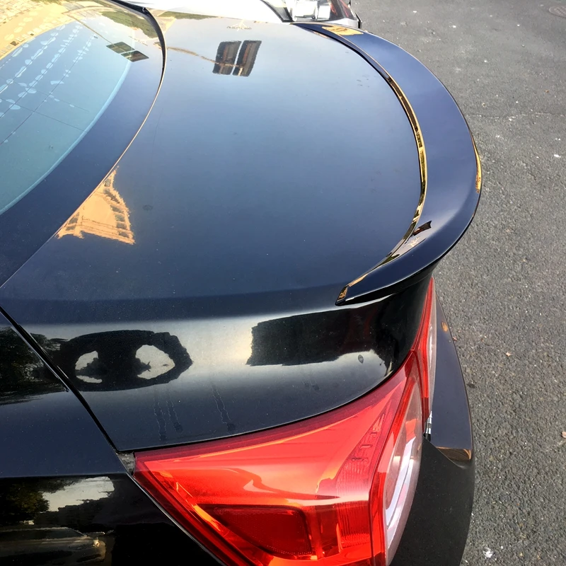 Для Chevrolet Malibu 2013 ABS Пластик грунтовка Цвет внешний задний спойлер хвост багажнике крыло