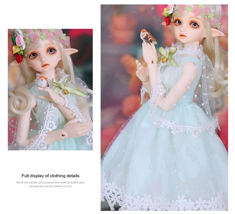 BJD одежда 1/4 для Flowendoll Dim Minifee боди YF4-144 милое платье красивая кукла наряд OUENEIFS аксессуары