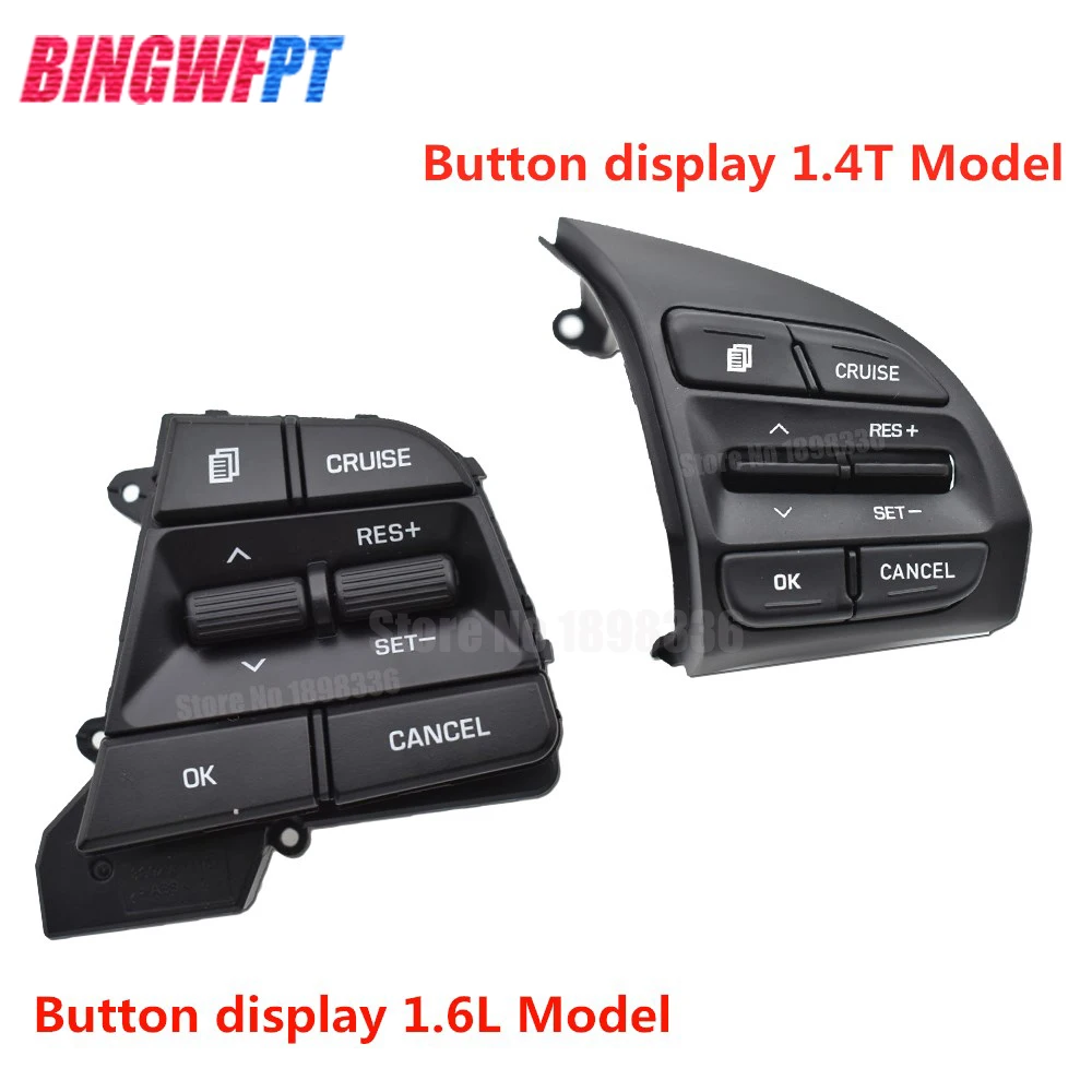 

Cruise Control Module 1.6L& 1.4T Multi Functional Steering Wheel Modification Button For Hyundai ELANTRA Steering Wheel Button