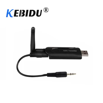 

kebidu B5 Wireless Bluetooth Transmitter 3.5mm Stereo Audio Port Music Audio Transmitter for TV PC