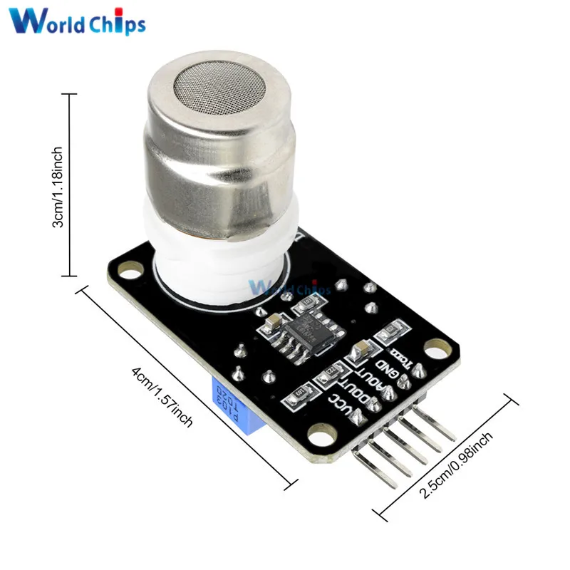 MG811 углекислый газ CO2 Модуль датчика детектор с аналоговым выходом сигнала 0-2 в