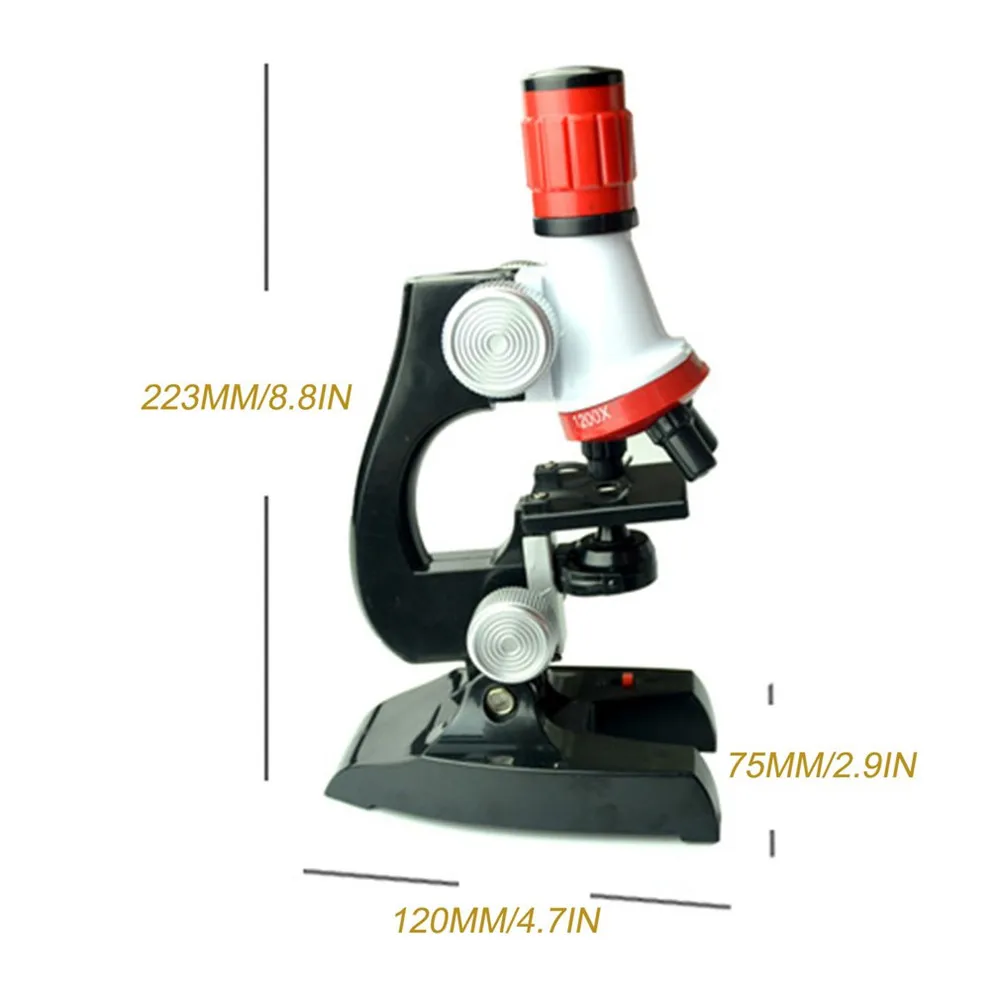 

Biology Microscope Learning Educatio toys LED Laboratory 1200 times home science educational toy children biological Adjustable