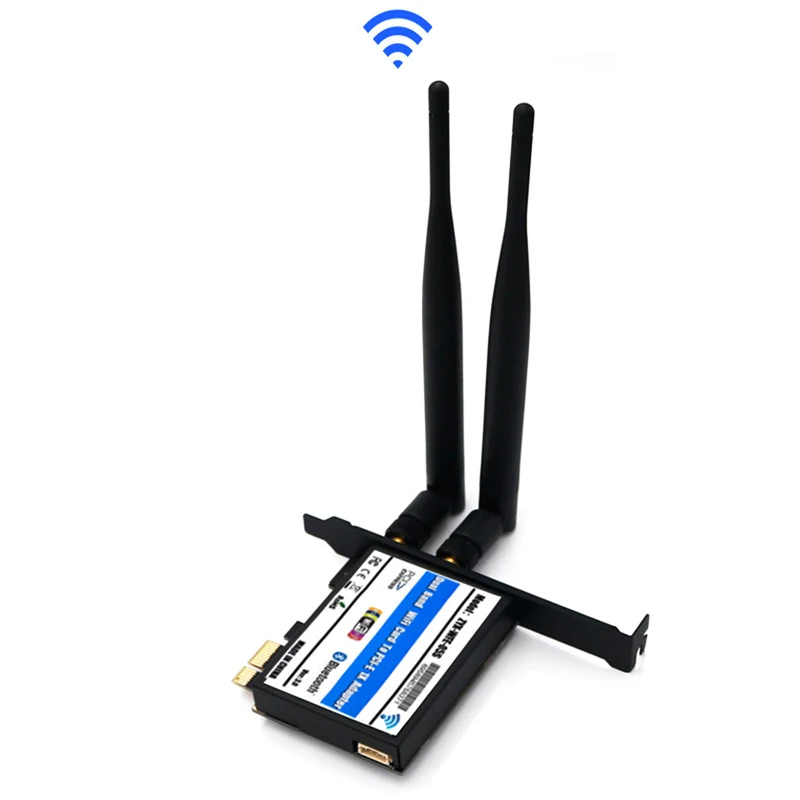 Настольный wifi адаптер Pci-e беспроводной сетевой мини PCI-E карта wi fi адаптер PCI-E X1 интерфейс вайфай приемник для ПК