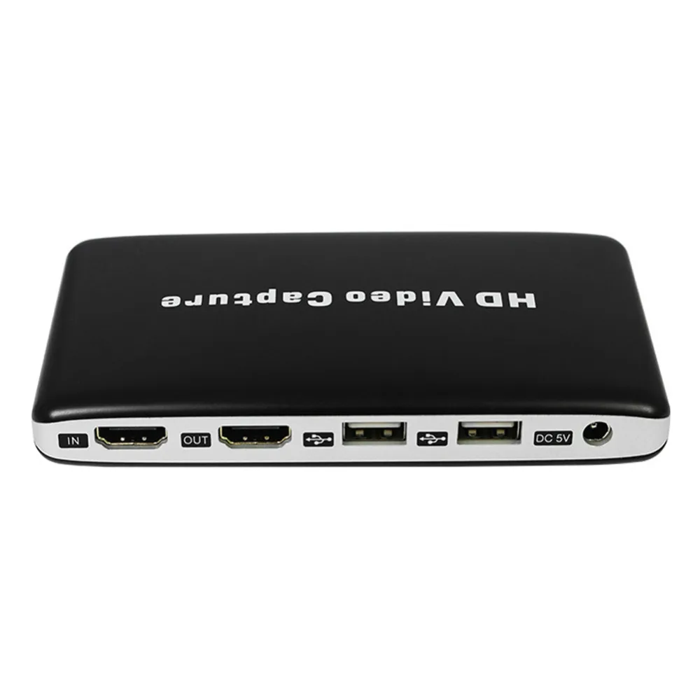 Nuevo USB 1080P HD captura de vídeo HDMI HDD juego AV captura de vídeo grabadora + Control remoto G