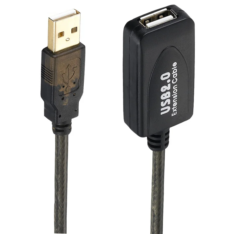 Lballist активный усилитель USB 2,0 кабель-удлинитель встроенный IC USB 2,0 Тип A папа-мама двойное экранирование(фольга+ Плетеный) 5 м 10 м