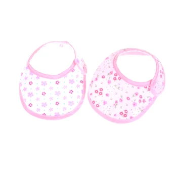 

2 Pieces New Saliva Towel Wear for 17 Inch Dolls Accessories Best Christmas Gifts For 43cm