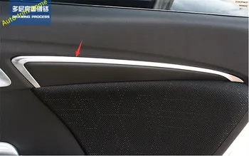 

Lapetus Chrome Inner Door Pull Doorknob Handle Stripe Molding Garnish Cover Trim 4 Pcs For Honda FIT JAZZ 2014 2015 2016