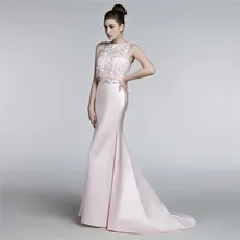 Sereia vestido de Baile 2018 Rosa Kaftan vestido de noite Formal vestidos Vestido de festa longo abend kleider