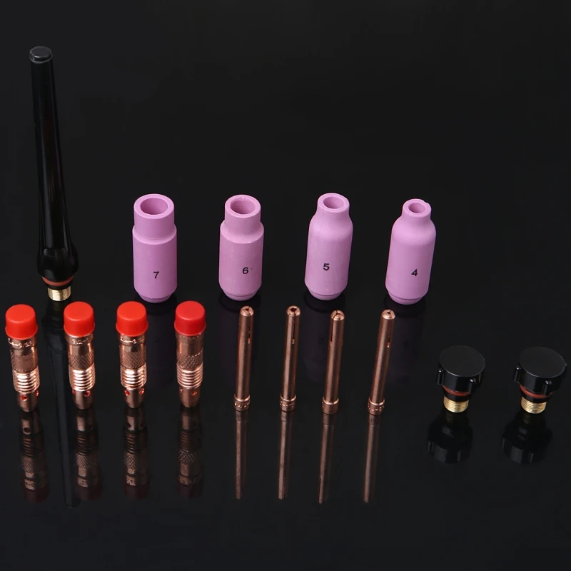68 Pcs TIG Torch Consumables Accessories KIT For Welding PTA DB SR WP 17 18 26