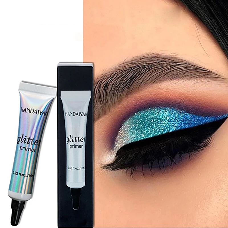 

2019 New High Quality Glitter Natural Primer Sequined Primer Eye Makeup Cream Waterproof Sequin Eyeshadow Glue Long-lasting