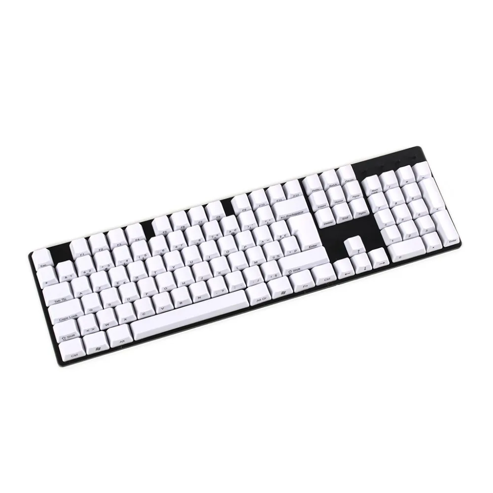 105 клавиши AZERTY French ISO Keycap боковая печать YMDK Толстая PBT OEM профиль подходит для MX переключателей механической клавиатуры