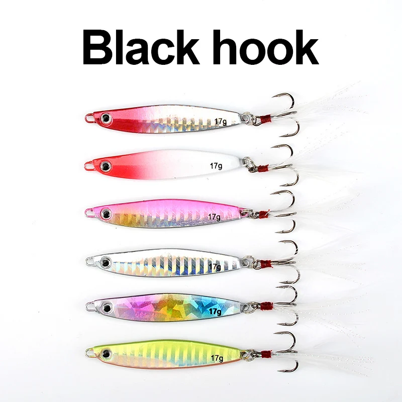 ZXZ 2pcs Fishing Lures 7g-60g Hard Baits Bionic Metal Bait Lu Ya Hook Artificial Sequins Tackle | Спорт и развлечения