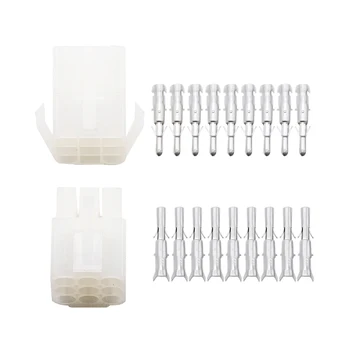 

10 sets 9 Way pin Big Tamiya connector Set Kits large Tamiya set EL 6.2MM male Female socket plug Free shipping