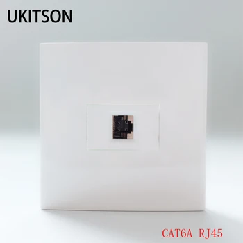 

1 Connector LAN RJ45 CAT6A Face Cover 86x86mm CAT 6A Internet Wall Panel