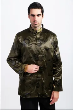 

Free Shipping ! Burgundy Fashion Spring Chinese Style Men's Satin Kung-Fu Jacket Coat M L XL XXL XXXL M5-2