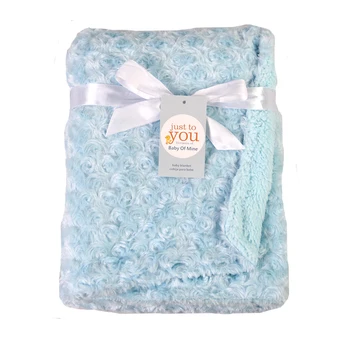 

Rose Wool Blanket Baby Blanket Boys and Girls Coral Cashmere Double Thickening Trolley Blanket Newborn Cover 102 * 76cm GTRQ1188