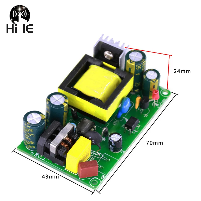 AC 110v 220v to DC 5V 36V 24W Импульсный блок питания изолированный понижающий