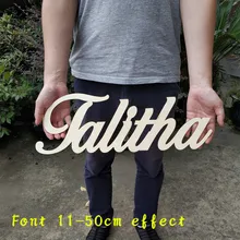 Пользовательское имя деревянный знак пользовательское имя деревянный вырез вырезание Дети Имя Знак спальня детская Декор мальчик девочка имя подарок на день рождения