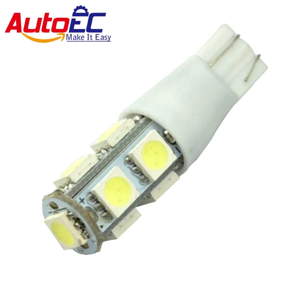 

AutoEC 10X T10 strobe led t10 5050 smd led 168 194 w5w 5050 9smd Auto flash LED Lamp Side Marker Lights Bulbs 2 MODE #LB57