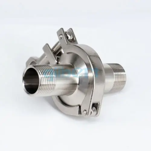 Набор тройных зажимов 1/2 &quotBSPT Male x 1 5&quot SUS304 нержавеющая сталь санитарный фитинг