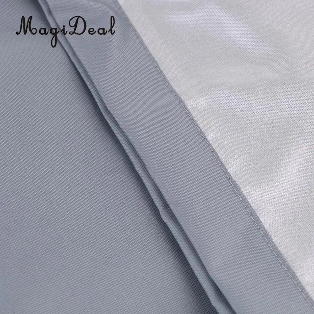 MagiDeal Premium Durable 420D Oxford Fabric Waterproof UV Protection 7.5-17ft/2.3-5.2m Inflatable Boat Dinghy Cover Accessories