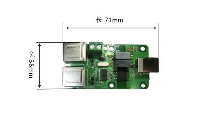 DYKB USB изолятор, 2500 В usb-хаб изолятор, USB изоляционная плата, ADUM4160/ADUM3160 Поддержка USB управления передачей