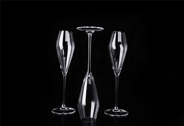 Креативный бокал в европейском стиле без пузырьков, бокал для шампанского, не содержит свинца, Хрустальный Бокал для вина, Прозрачный Алмазный бокал для рук, 6 шт