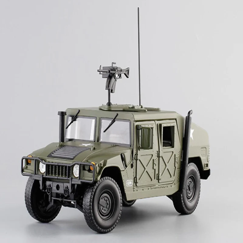

1/18 Classic Simulation Hummer H1 Military Vehicle Willis Jeep Toy Car Alloy Plastic Die Casting Military Field Vehicle Model