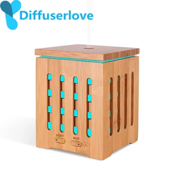

Diffuserlove 200ML Aroma Essential Oil Diffuser Ultrasonic Air Humidifier with Wood Grain electric LED Light Air Fresh for home