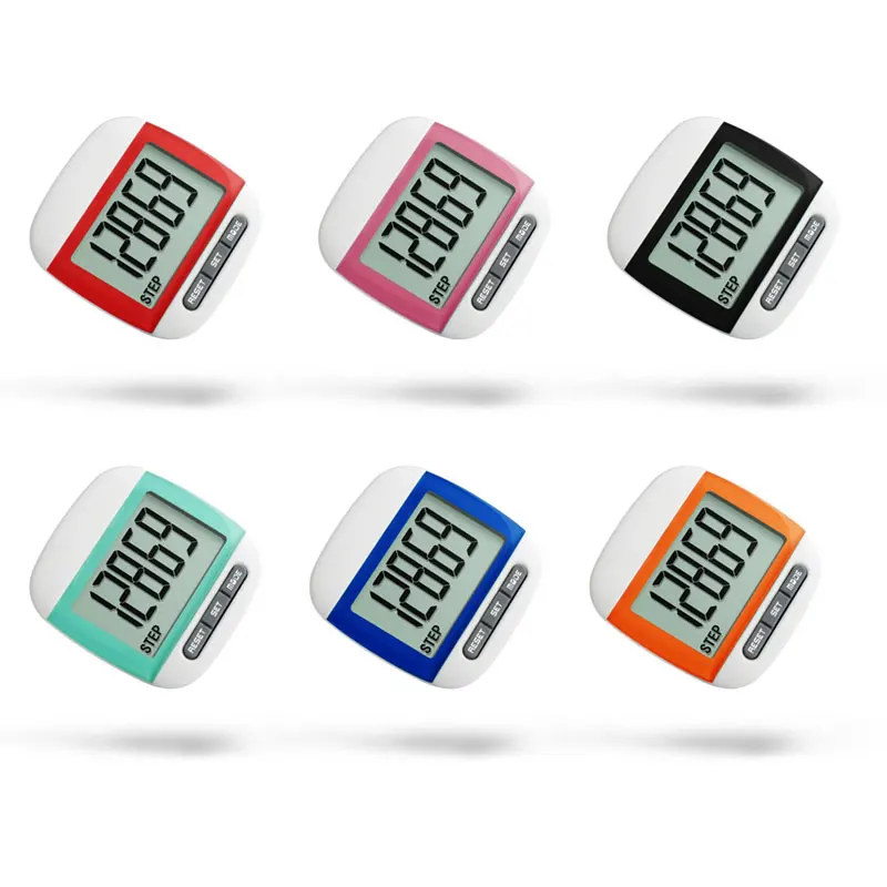 Digital LCD Pedometer Step Counter Running Weight Steps Stappenteller