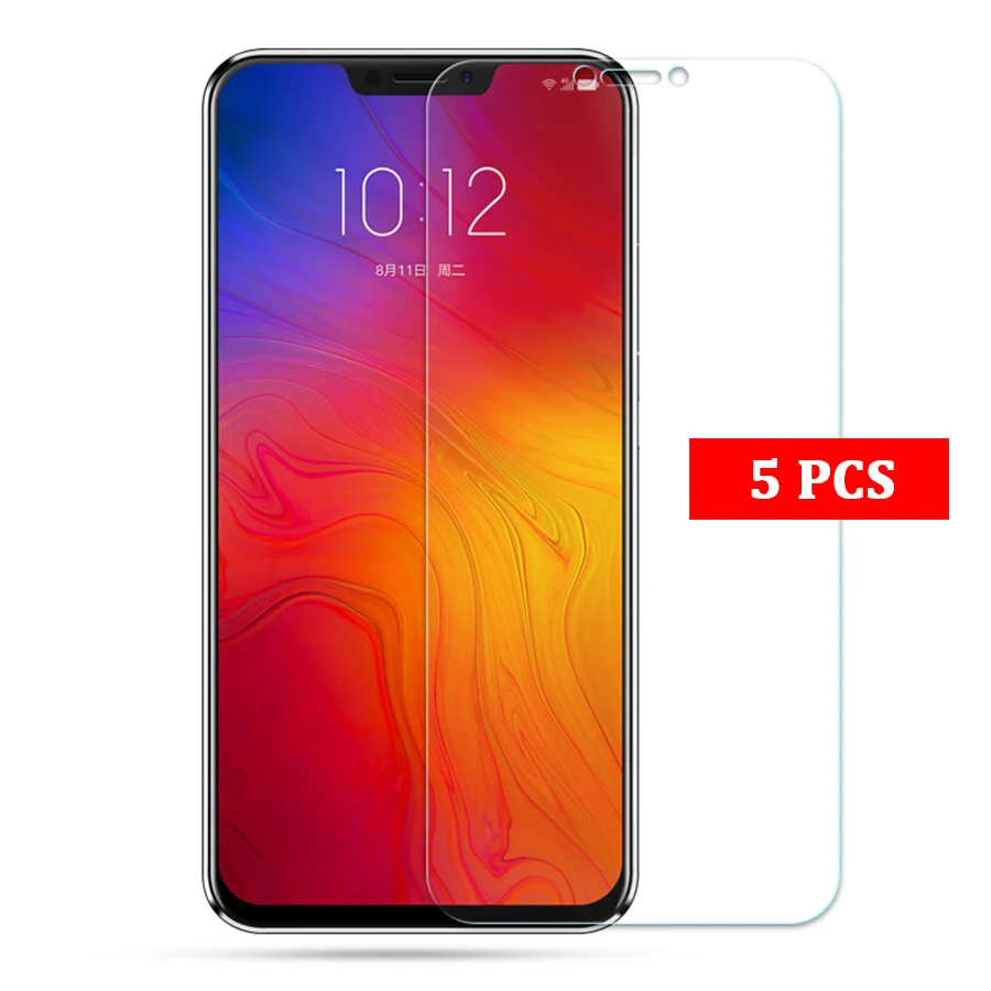 5 шт. стекло для lenovo Z5, закаленное стекло для lenovo Z5 Pro, защита экрана 2.5D, полностью прозрачная пленка для lenovo S5 K5 Play