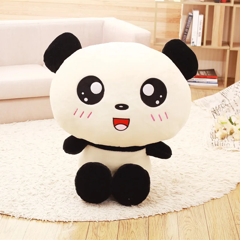 40cm Lovely Big Head Panda Plush Toys Stuffed Soft Animal Doll