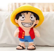 1pc 40cm ONE PIECE Plush stuffed toys doll one piece luffy plush toy best new year