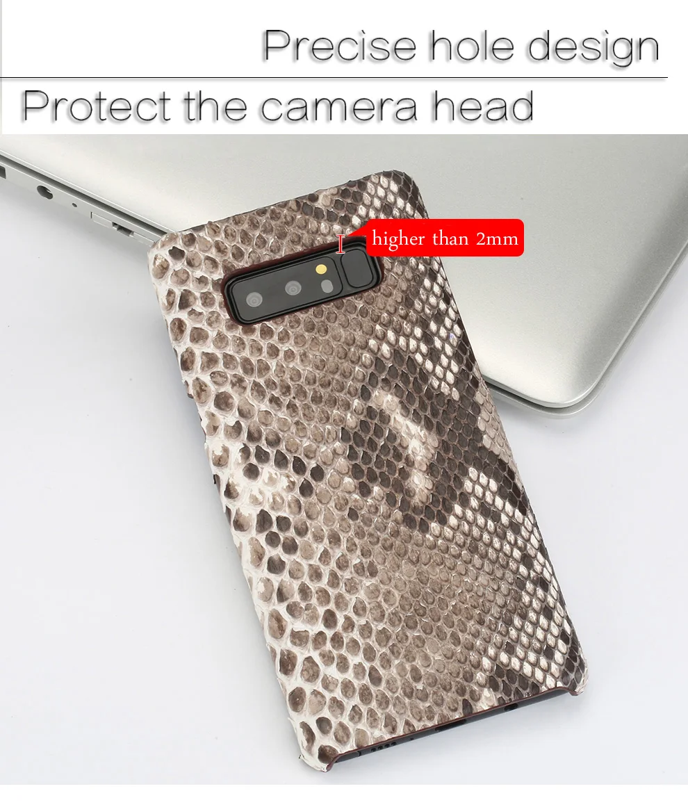 Cases para Samsung Artesanal de Luxo Capa de Couro Case de Telefone de Pele Galaxy Case Genuíno Python Verdadeiro On7 3 Casos Para Samsung Galaxy On7 caso artesanal