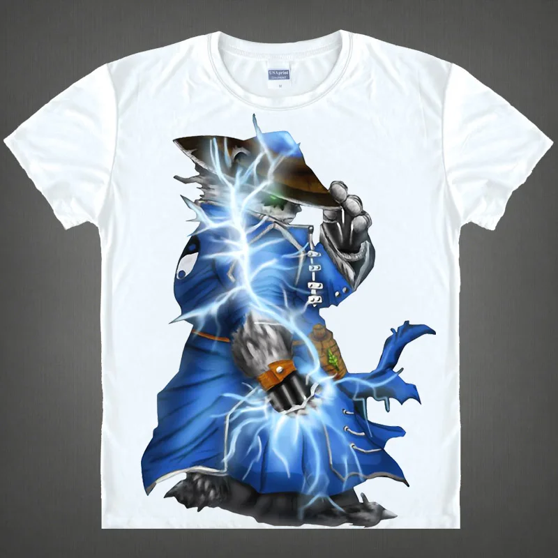 Футболка Coolprint с рисунком аниме DOTA2 DOTA 2 футболки в разных стилях коротким рукавом