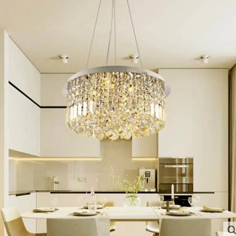 

Crystal chandelier modern minimalist dining chandelier creative chandelier Fashion personality led light luxury dining room lamp