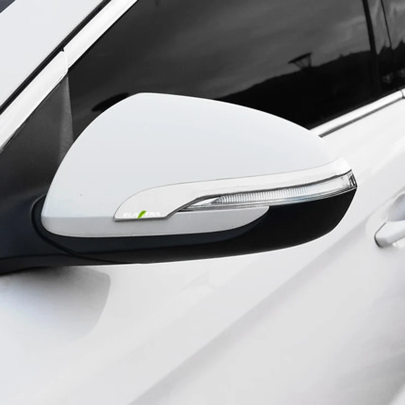 Нержавеющая сторона вид зеркало крыло отделка Наклейка Наклейки для HYUNDAI ELANTRA AVANTE