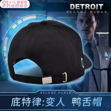 Detroit Been Human Connor Topee Snapback Hat черная бейсболка