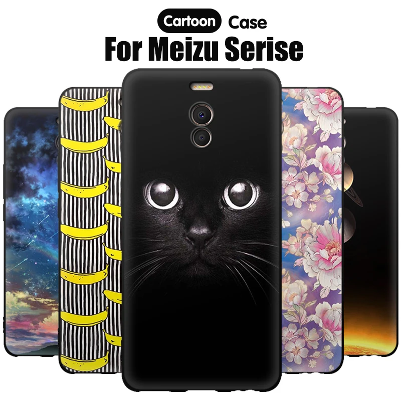 

EiiMoo Soft Silicone Cover Case For Meizu M6 Note M5 Note M6S M5S Fundas Cute TPU Phone Back Coque For Meizu M6 M 6 M6Note Case