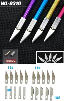 

26 Blades Art Knifes Wood Carving Tools Razor Hobby Leather Fruit Food Craft Sculpture Engraving Scalpel DIY Cutting PCB Repair