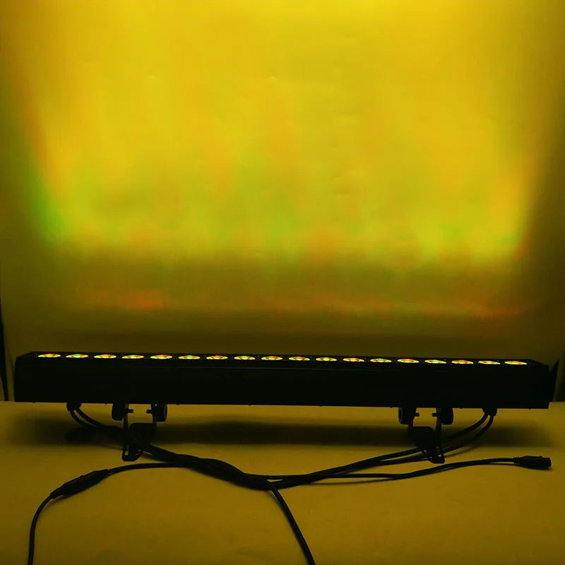 Светодиодный настенный светильник для мытья 18x15 Вт RGBWA 5в1, сценическое освещение с фонариком, бегущий конь, контроль, DMX512, хороший эффект, DJ Equipmen