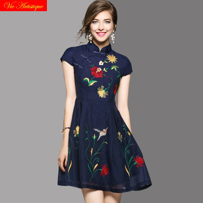 cheongsam qipao Chinese dress robe chinoise modern dresses slim fit